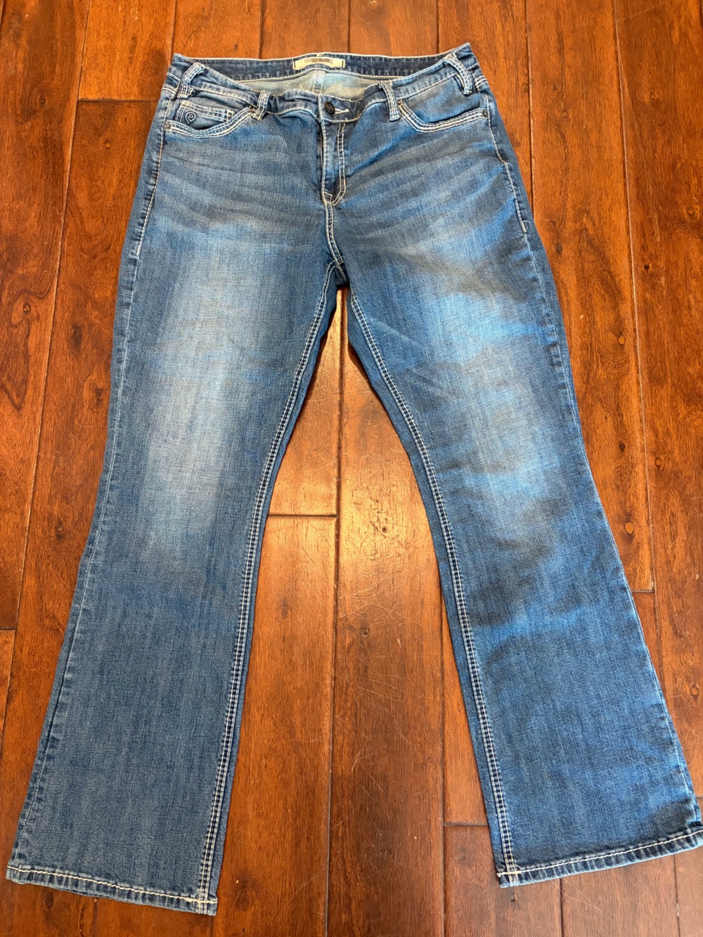 Rock and Roll 32x32 Women’s Denim Mid Rise stretch Riding jeans Boot Preowned